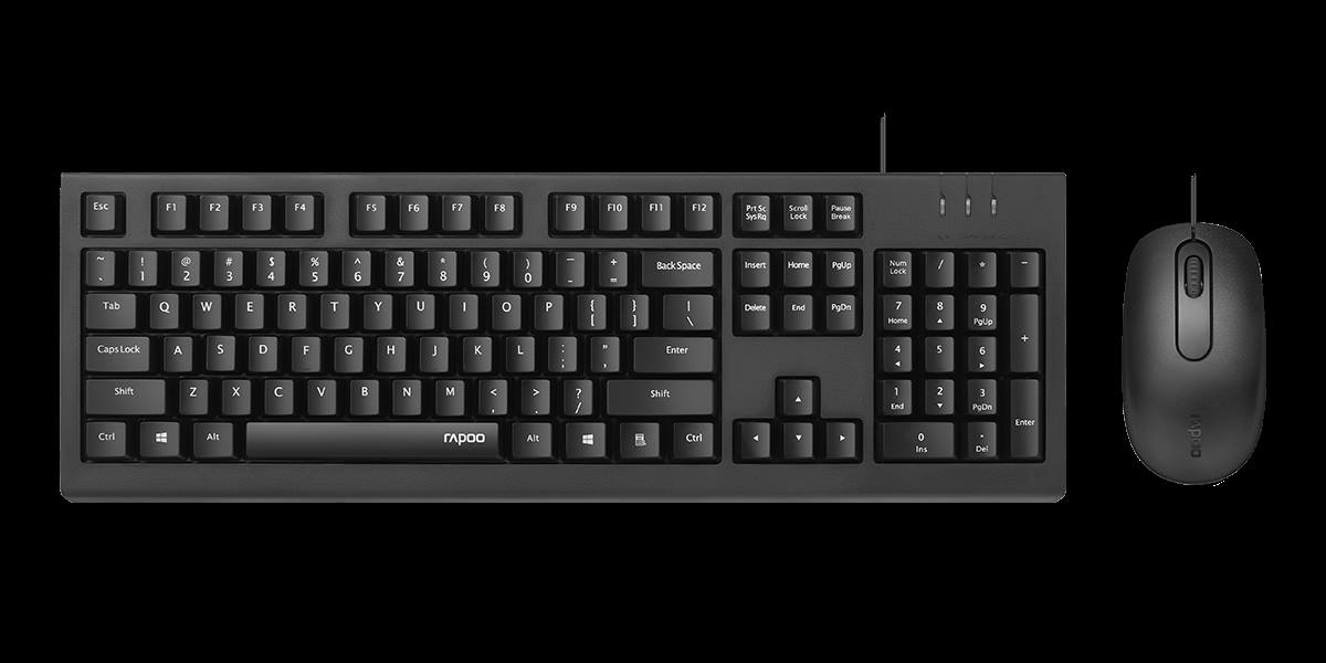 汀融津有线光学键鼠套装 X120Pro 商品展示图