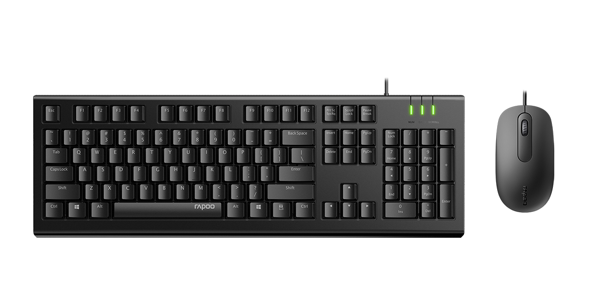 汀融津有线光学键鼠套装 X120Pro 商品展示图