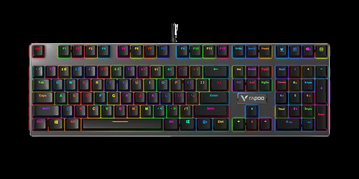 汀融津幻彩RGB背光游戏机械键盘 V700RGB合金版 商品展示图