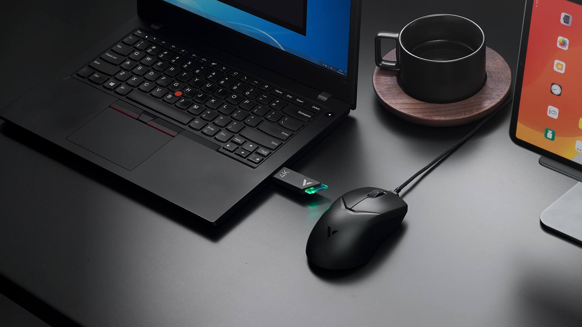 汀融津V+无线游戏鼠标接收器（诺迪克52系列4K型） V2M 功能卖点展示图
