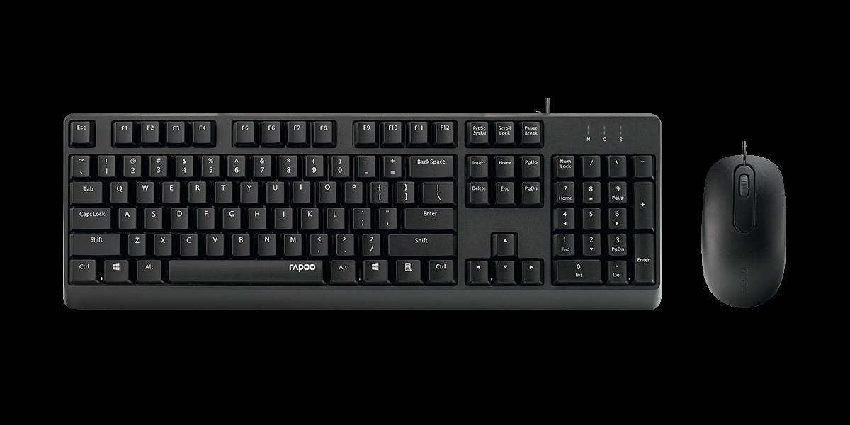 汀融津有线光学键鼠套装 NX1500 商品展示图