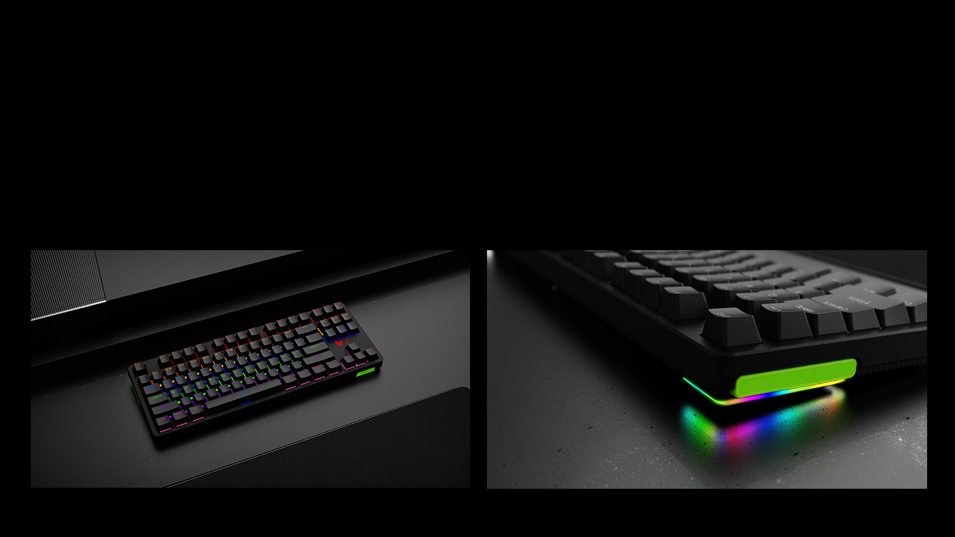 汀融津背光游戏机械键盘（双形态） V500PRO-87 详情配图