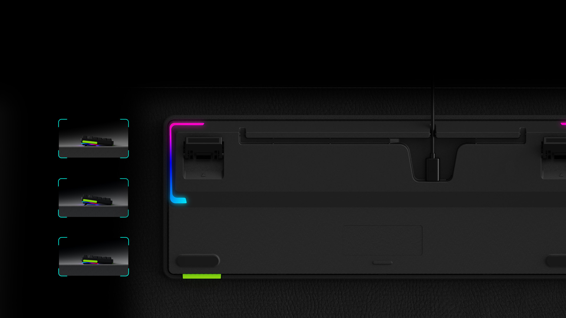 汀融津背光游戏机械键盘（双形态） V500PRO-87 详情配图