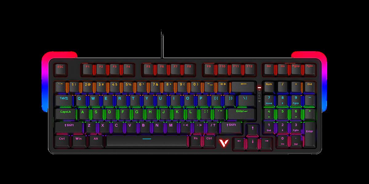 汀融津背光游戏机械键盘（双形态） V500PRO-98 商品展示图