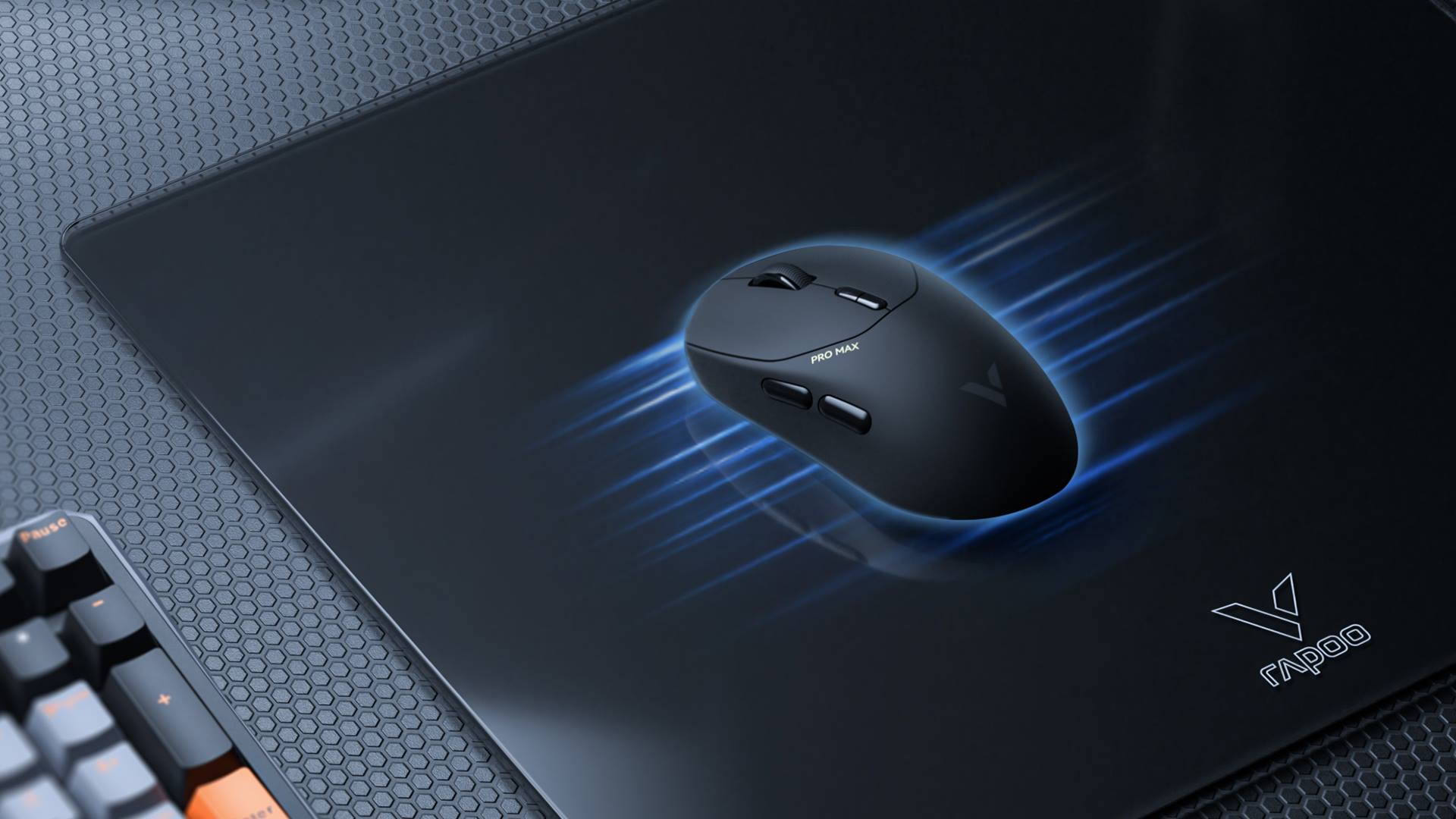 汀融津钢化玻璃游戏鼠标垫 V10GLASS 功能卖点展示图