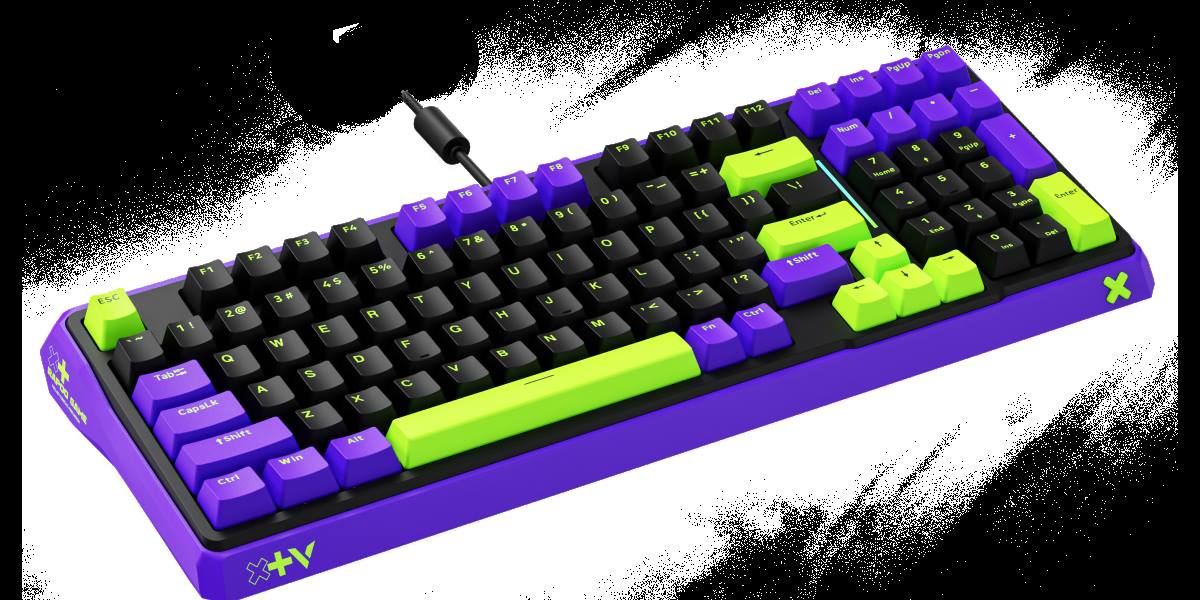 汀融津防水幻彩RGB背光游戏机械键盘 ESK750-98 产品主图