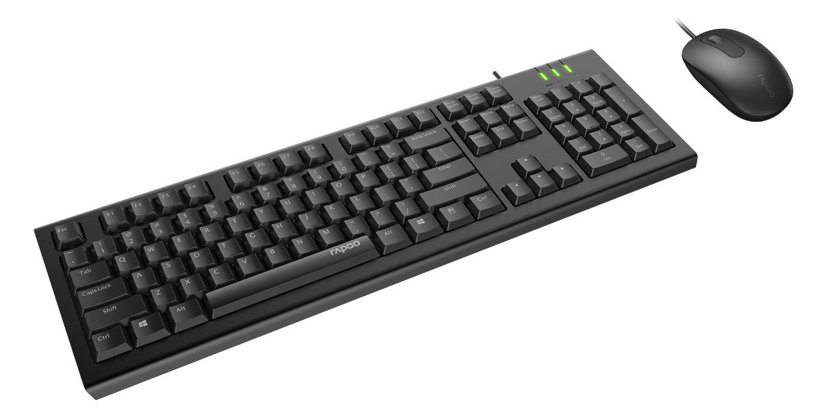 汀融津有线光学键鼠套装 X120Pro 产品主图