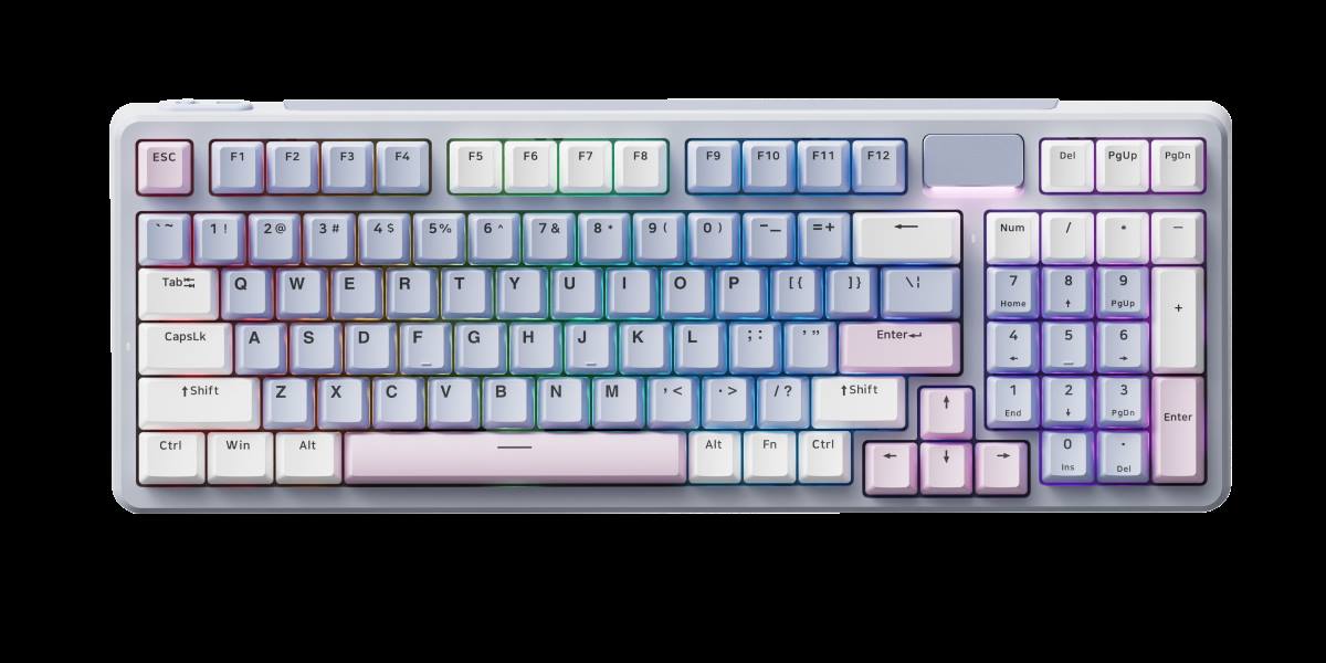 汀融津客制化多模式无线背光游戏机械键盘 V700DIY-98长续航版 商品展示图