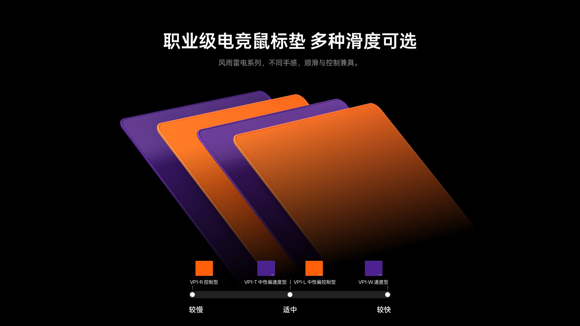 汀融津电竞鼠标软垫 VP1系列 功能卖点展示图