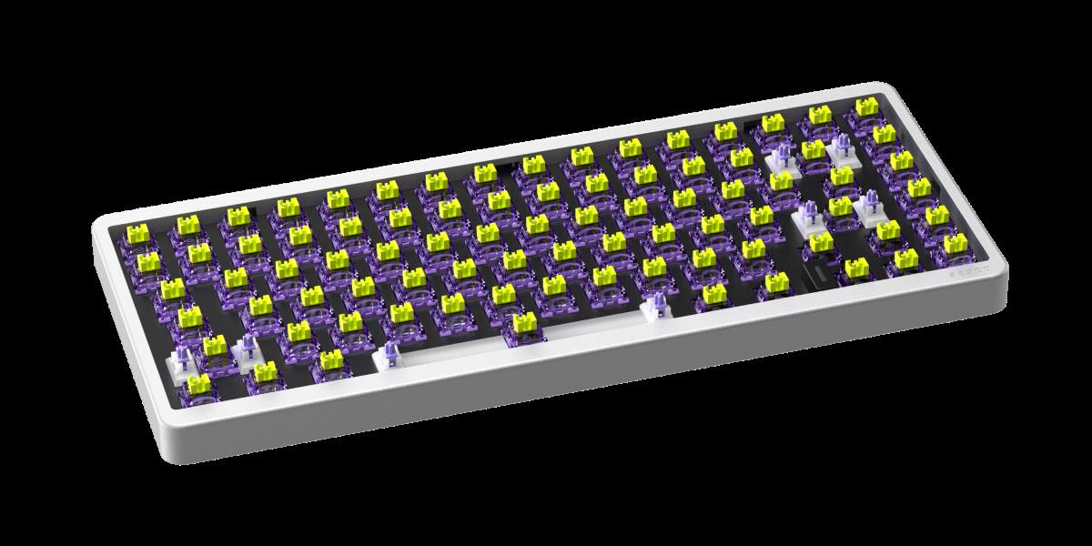 汀融津防水幻彩RGB电感轴游戏键盘 ESK900-83RT (DIY版） 产品主图