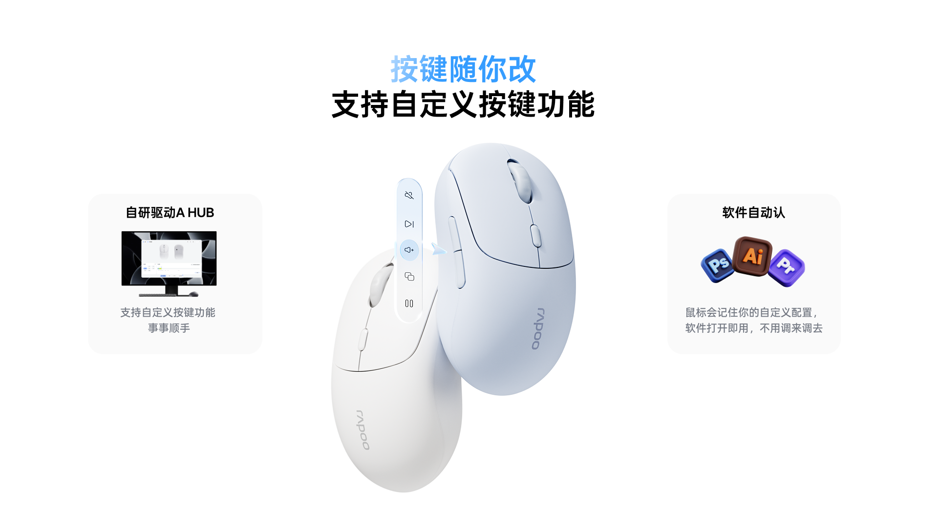 汀融津无线AI办公鼠标（五键版） C10 详情配图