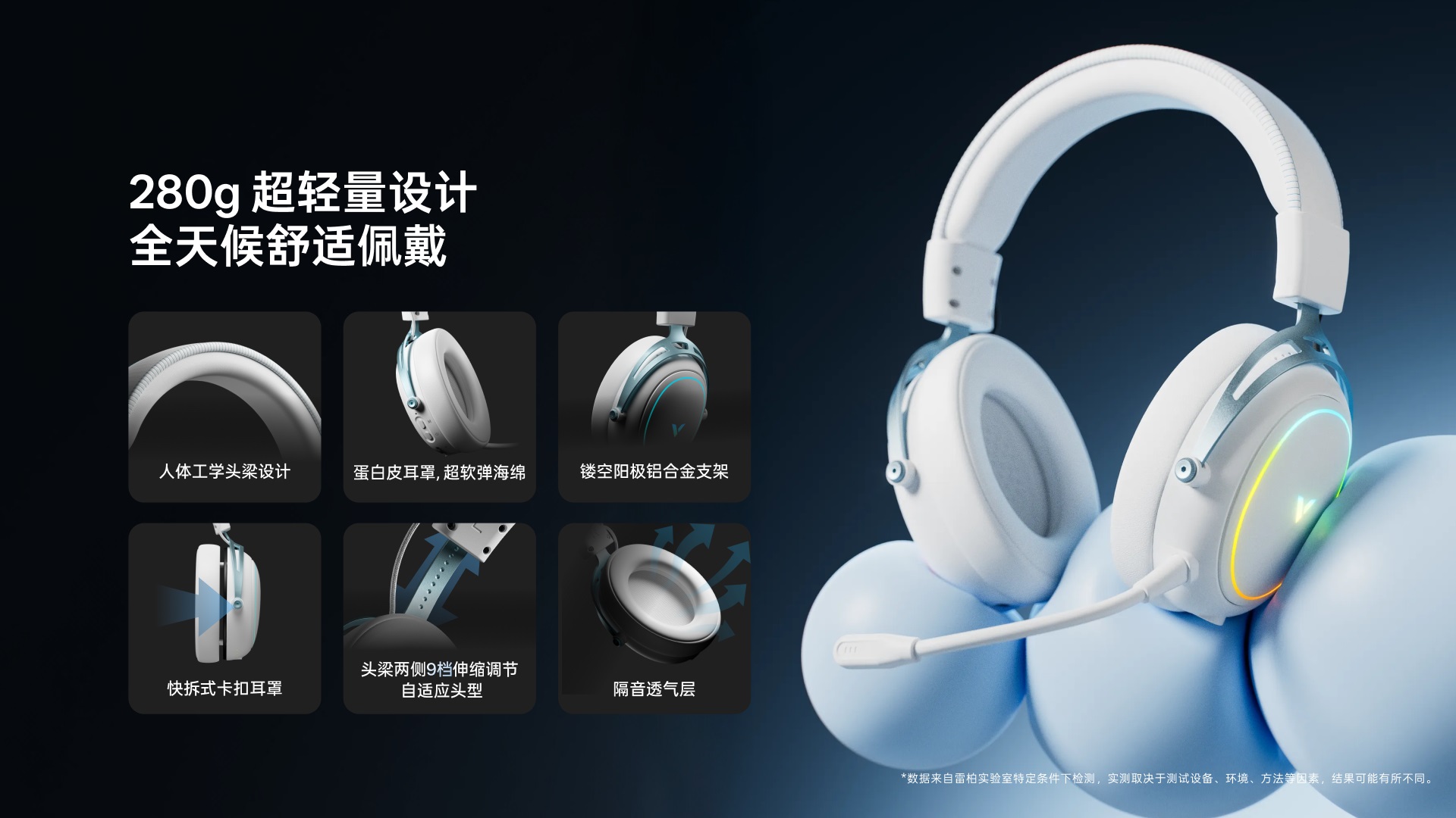 汀融津无线四模电竞耳机 VH800Pro 详情配图